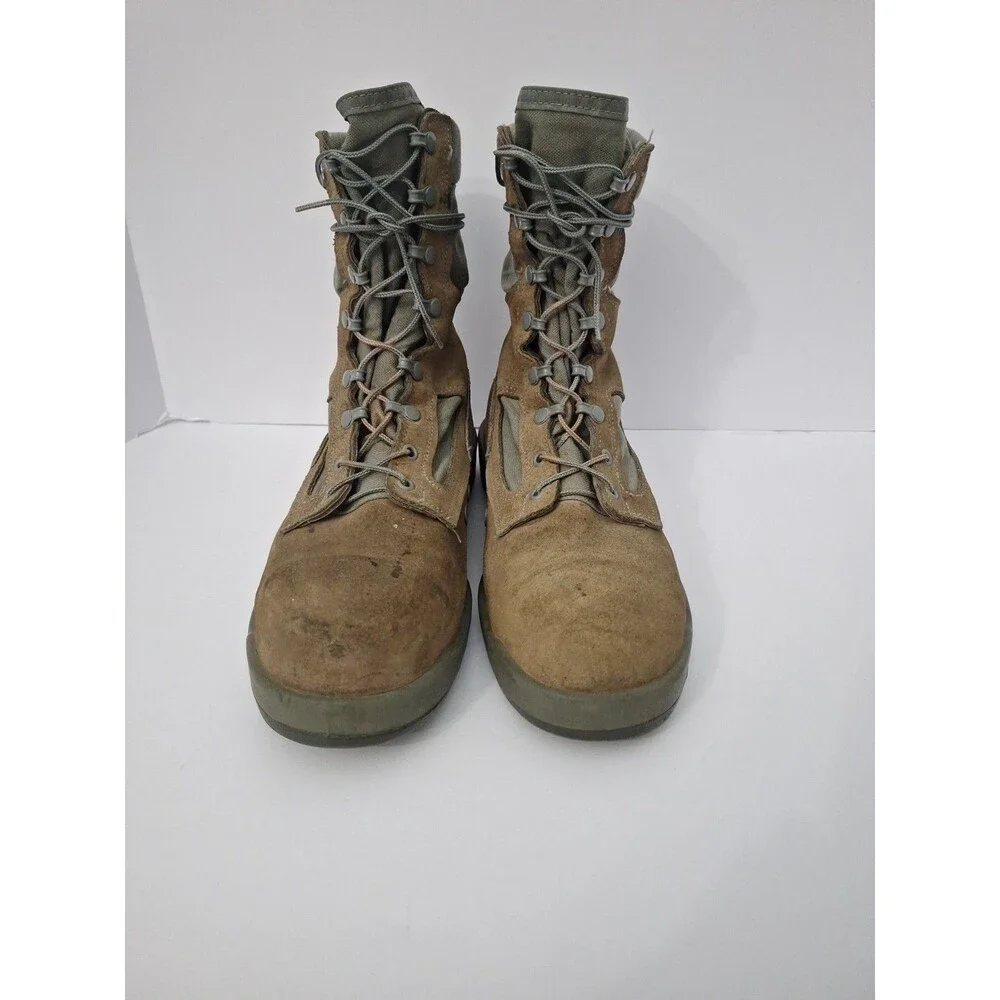 Belleville 600ST Sage Green Combat Boot Men 10.5 SteelToe USA Military Issue